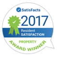 SatisFacts 2017 Resident Satisfaction Superior Award Winner