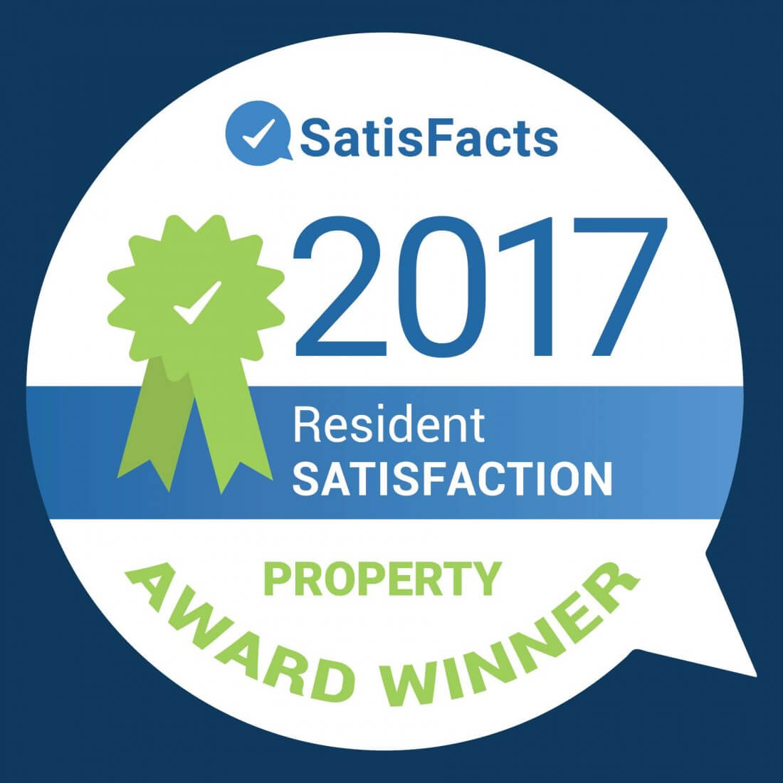 SatisFacts resident satisfaction award